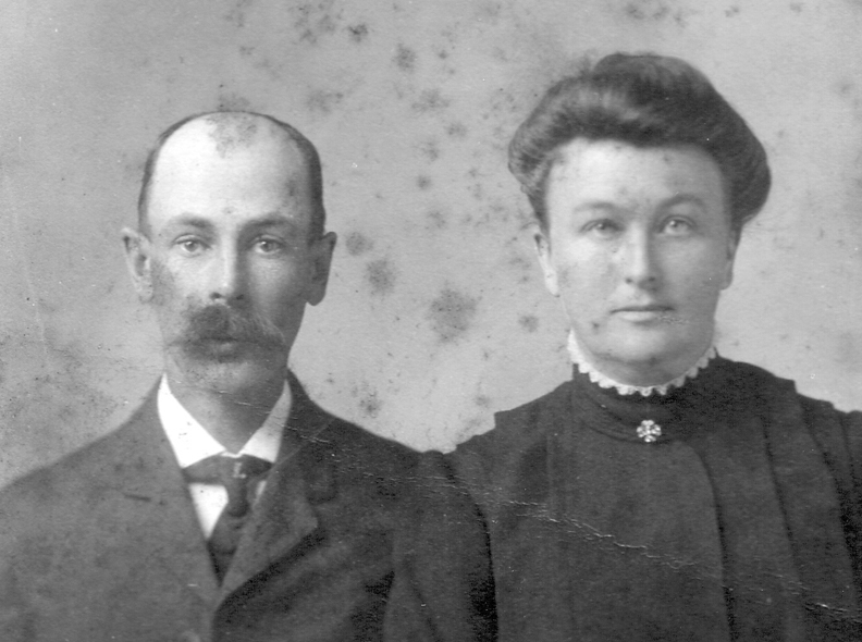 Olive Jayne with her husband Theron Longwell.